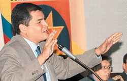 Anti-corruption programme being designed by the Ecuadorian government of Rafael Correa